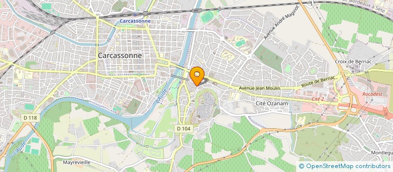 localisation de l'entreprise SARL LE 37 RESTAURANT à CARCASSONNE