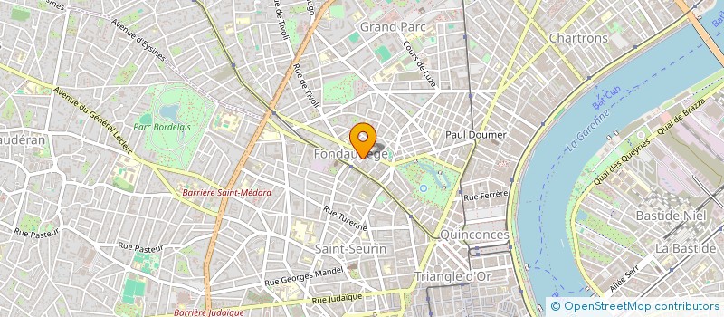 localisation de l'entreprise SARL LE 42 à BORDEAUX