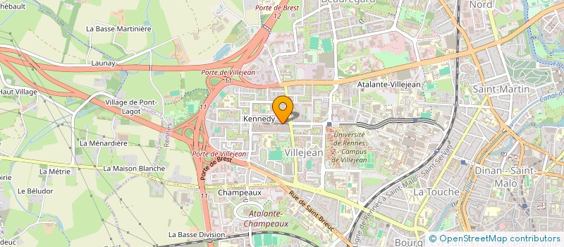 localisation de l'entreprise SARL LE 62 à RENNES
