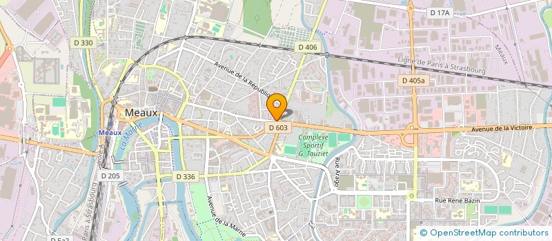localisation de l'entreprise SARL LE 72 à MEAUX