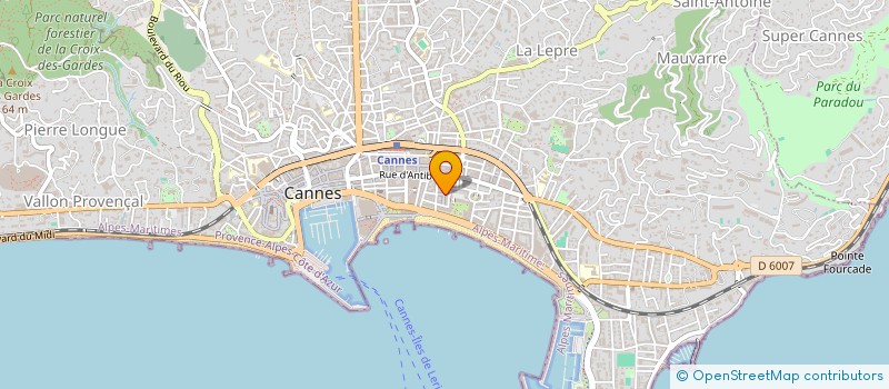 localisation de l'entreprise SARL LE 7EME ART CAFE  CANNES