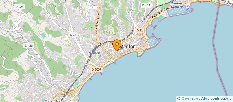 localisation de l'entreprise SARL LE AN NAM  MENTON
