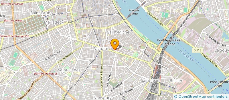 localisation de l'entreprise SARL LE B 38  BORDEAUX