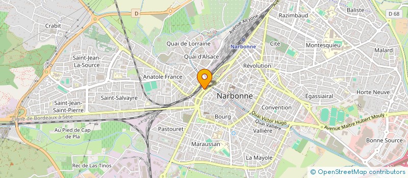 localisation de l'entreprise SARL LE BAL MASQUE à NARBONNE