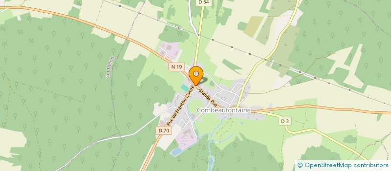 localisation de l'entreprise SARL LE BALCON  COMBEAUFONTAINE