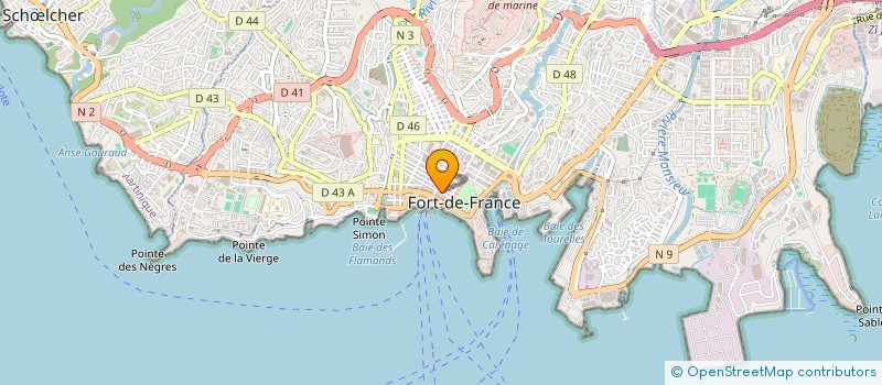 localisation de l'entreprise SARL LE BALISIER ELBA à FORT-DE-FRANCE