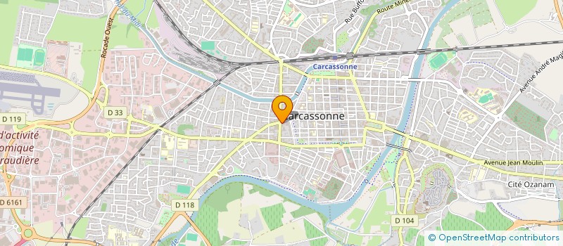 localisation de l'entreprise SARL LE BAR  CARCASSONNE