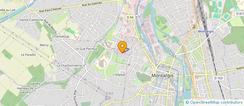 localisation de l'entreprise SARL LE BAR DU CHATEAU à CHALETTE-SUR-LOING
