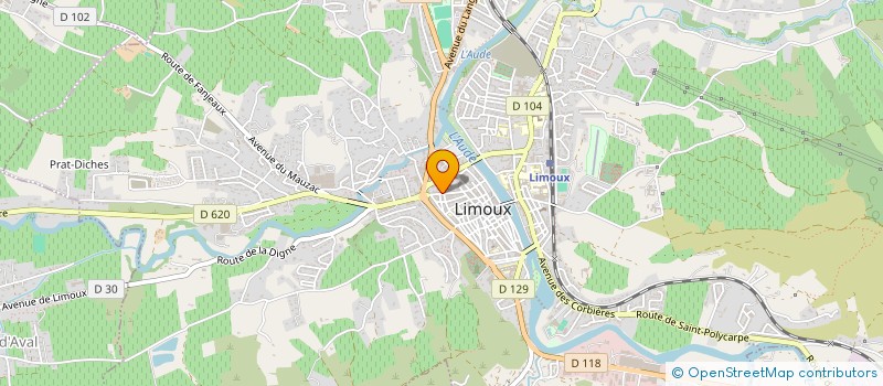 localisation de l'entreprise SARL LE BARATINO à LIMOUX