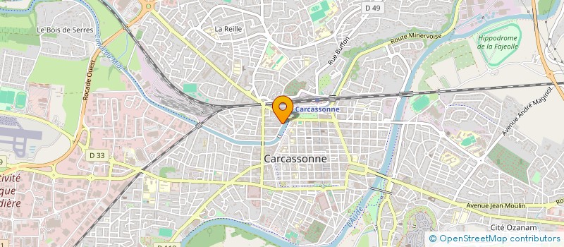 localisation de l'entreprise SARL LE BATISSEUR  CARCASSONNE