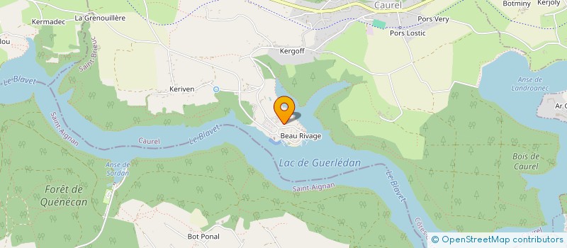 localisation de l'entreprise SARL LE BEAU RIVAGE à CAUREL