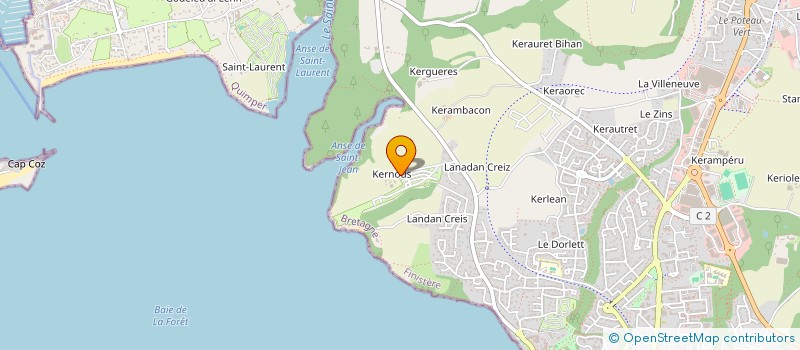 localisation de l'entreprise SARL LE BEC GUY à CONCARNEAU