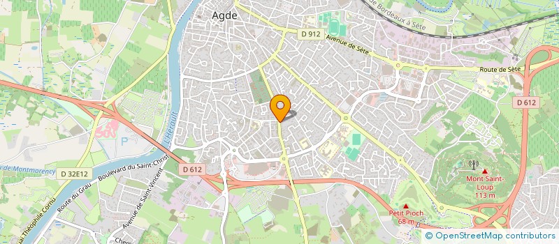 localisation de l'entreprise SARL LE BECHENNEC. L.  AGDE