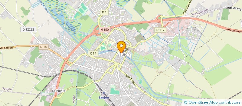 localisation de l'entreprise SARL LE BELLIFONTAIN  SAUJON