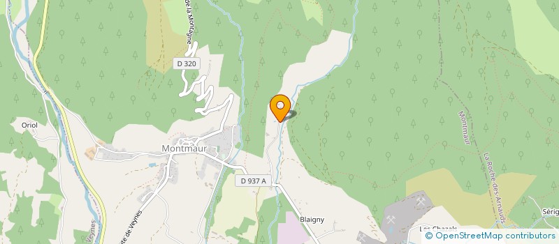 localisation de l'entreprise SARL LE BEYLON à MONTMAUR