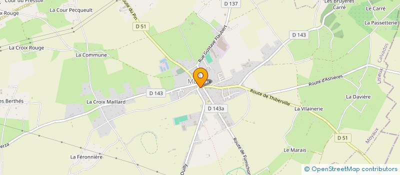 localisation de l'entreprise SARL LE BILLOT NORMAND  MOYAUX