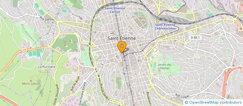 localisation de l'entreprise SARL LE BISTROT à SAINT-ETIENNE