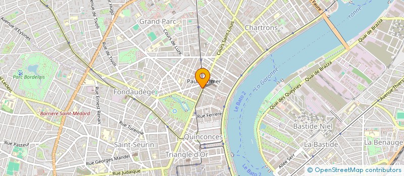 localisation de l'entreprise SARL LE BISTROT DE VERDUN  BORDEAUX