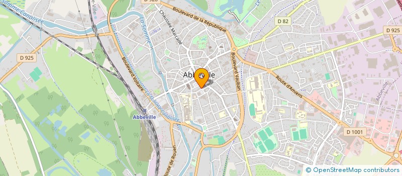 localisation de l'entreprise SARL LE BISTROT DES HALLES à ABBEVILLE