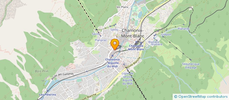 localisation de l'entreprise SARL LE BIVOUAC à CHAMONIX-MONT-BLANC