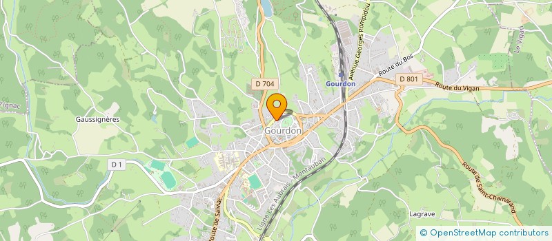 localisation de l'entreprise SARL LE BLEOU à GOURDON
