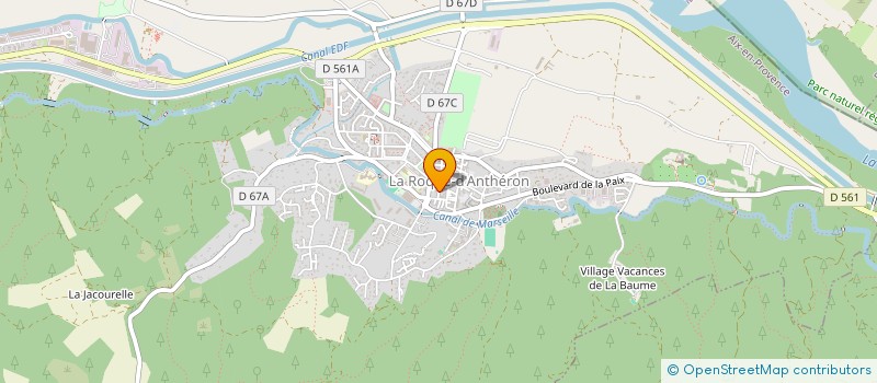 localisation de l'entreprise SARL LE BOCAGE  LA ROQUE-D'ANTHERON