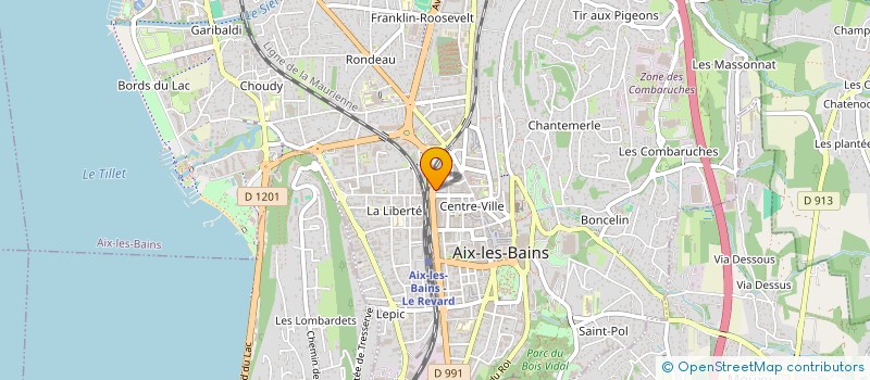 localisation de l'entreprise SARL LE BOIS RENARD à AIX-LES-BAINS