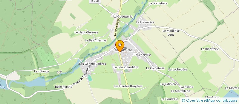 localisation de l'entreprise SARL LE BON CARACTERE à TOUROUVRE AU PERCHE
