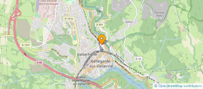 localisation de l'entreprise SARL LE BON COIN à VALSERHONE