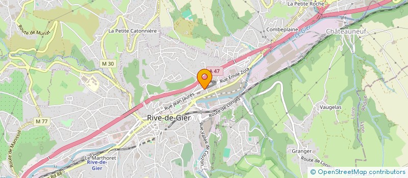 localisation de l'entreprise SARL LE BON PAIN à RIVE-DE-GIER