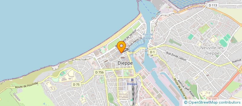 localisation de l'entreprise SARL LE BOSPHORE à DIEPPE