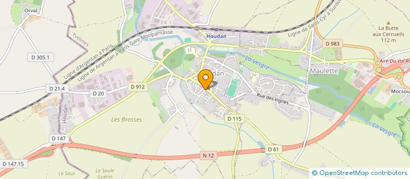 localisation de l'entreprise SARL LE BOSPHORE  HOUDAN