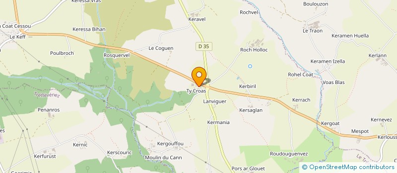 localisation de l'entreprise SARL LE BOT à LA MARTYRE