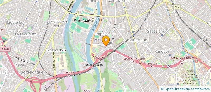 localisation de l'entreprise SARL LE BOUCHER D'EMPALOT à TOULOUSE
