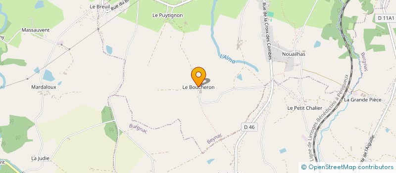 localisation de l'entreprise SARL LE BOUCHERON DE BEYNAC à BEYNAC
