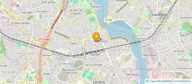 localisation de l'entreprise SARL LE BOUCHON LYONNAIS  LORIENT