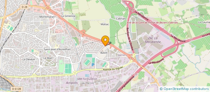 localisation de l'entreprise SARL LE BOUDOIR à BEZIERS