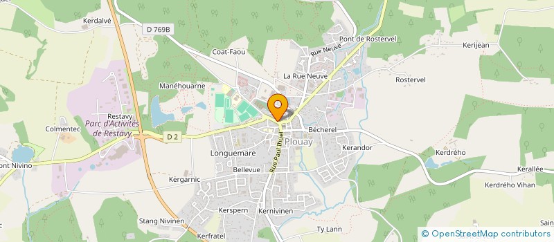 localisation de l'entreprise SARL LE BOUEDEC FRERES à PLOUAY