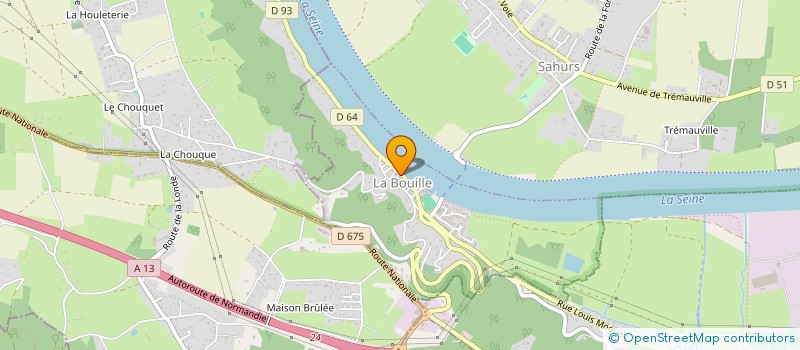 localisation de l'entreprise SARL LE BOUILLAIS  LA BOUILLE