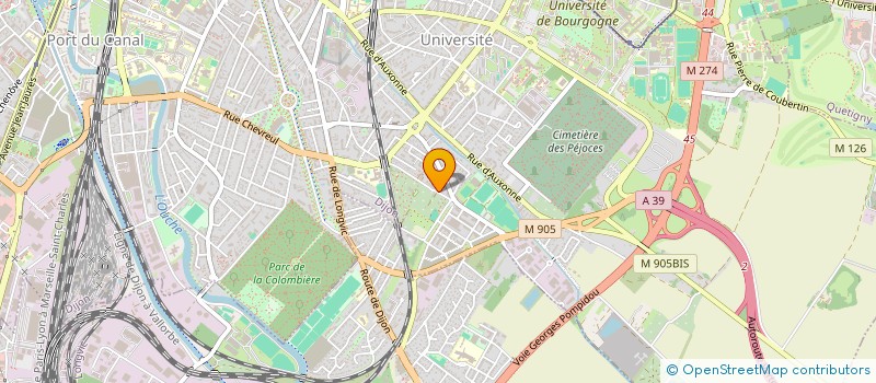 localisation de l'entreprise SARL LE BOULANGER à DIJON