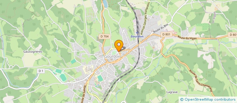 localisation de l'entreprise SARL LE BOULEVARD à GOURDON