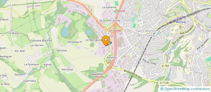 localisation de l'entreprise SARL LE BOURHIS ET FILS à SAINT-MARTIN-DES-CHAMPS