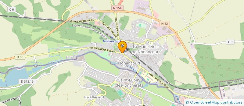 localisation de l'entreprise SARL LE BRETAGNE  NONANCOURT