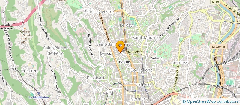localisation de l'entreprise SARL LE BRIN D OR à NICE