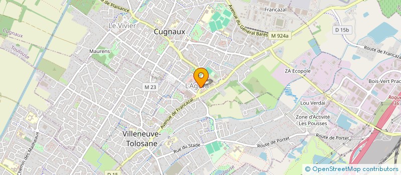 localisation de l'entreprise SARL LE BRIN DE PAIN à CUGNAUX
