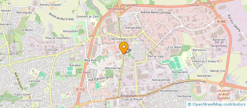 localisation de l'entreprise SARL LE BRIS & CO à BREST