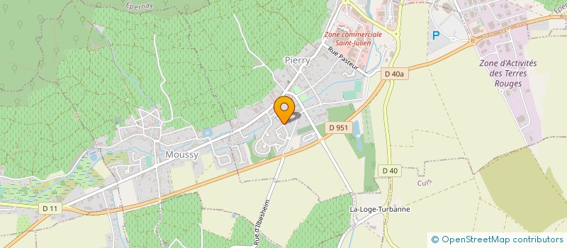 localisation de l'entreprise SARL LE BRUN PRESTATION à MONTHELON