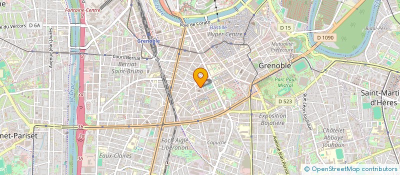 localisation de l'entreprise SARL LE BYBLOS à GRENOBLE