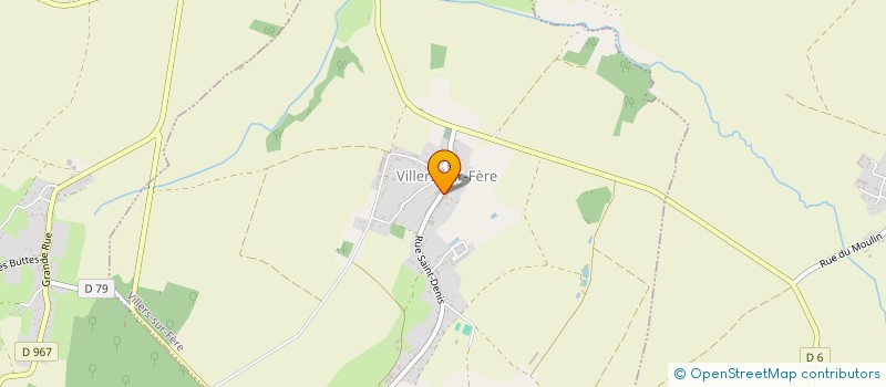 localisation de l'entreprise SARL LE CAFE DE VILLERS  VILLERS-SUR-FERE