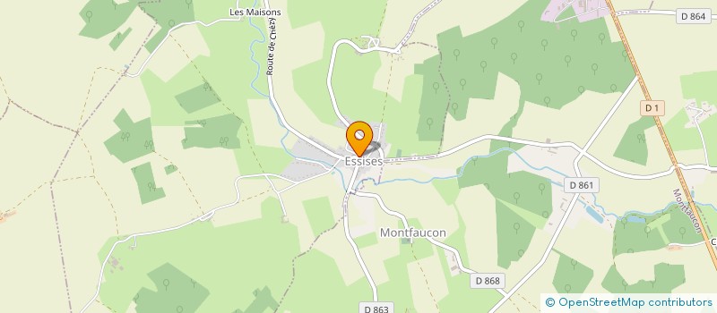 localisation de l'entreprise SARL LE CAFE DES COURONNES  CHEZY-SUR-MARNE